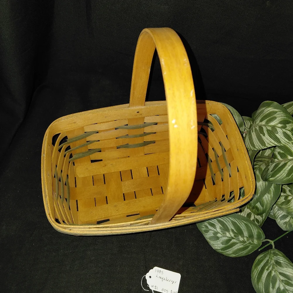 Cute Smaller Vintage 1993 Longaberger Market Basket